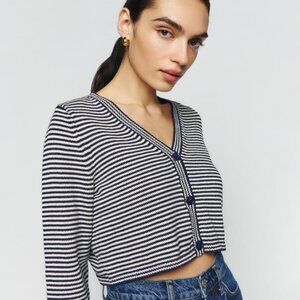 Reformation Justine Cotton Cardigan XL